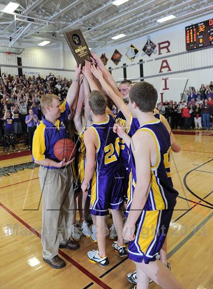 Thumbnail 2 in Clayton vs. Drummond (WIAA D5 Sectional Final) photogallery.