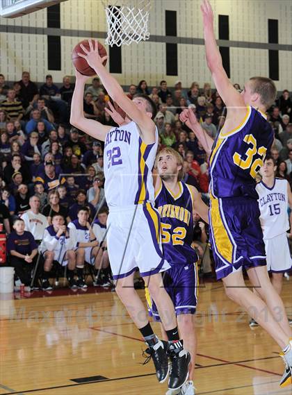 Thumbnail 2 in Clayton vs. Drummond (WIAA D5 Sectional Final) photogallery.