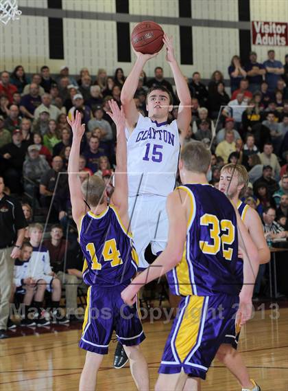Thumbnail 3 in Clayton vs. Drummond (WIAA D5 Sectional Final) photogallery.
