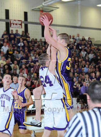 Thumbnail 1 in Clayton vs. Drummond (WIAA D5 Sectional Final) photogallery.