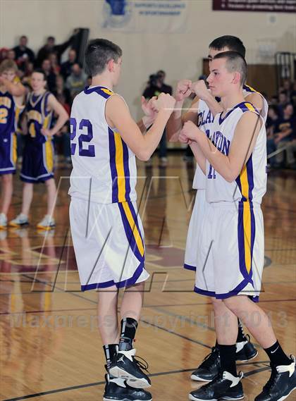 Thumbnail 3 in Clayton vs. Drummond (WIAA D5 Sectional Final) photogallery.