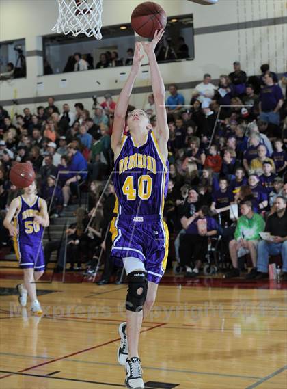 Thumbnail 3 in Clayton vs. Drummond (WIAA D5 Sectional Final) photogallery.
