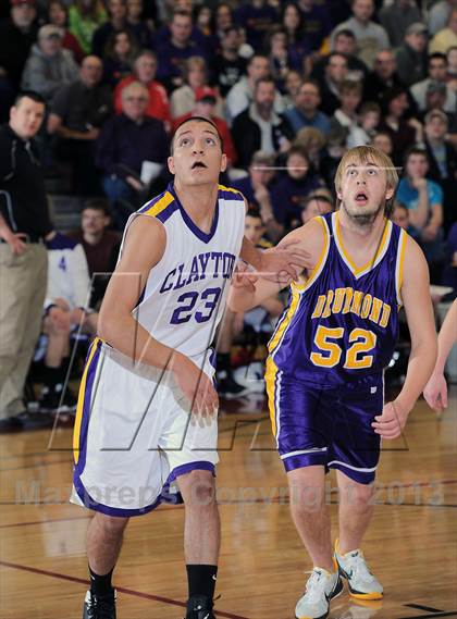 Thumbnail 1 in Clayton vs. Drummond (WIAA D5 Sectional Final) photogallery.