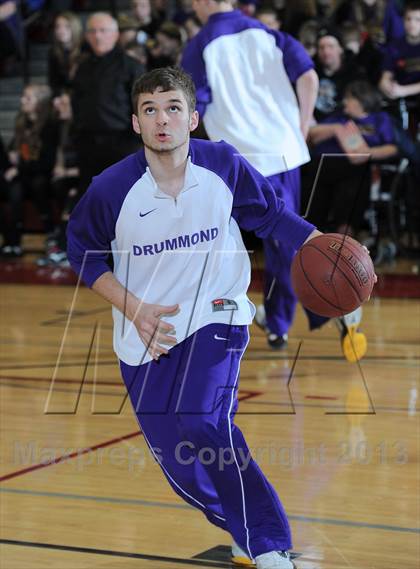 Thumbnail 2 in Clayton vs. Drummond (WIAA D5 Sectional Final) photogallery.