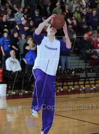 Thumbnail 1 in Clayton vs. Drummond (WIAA D5 Sectional Final) photogallery.