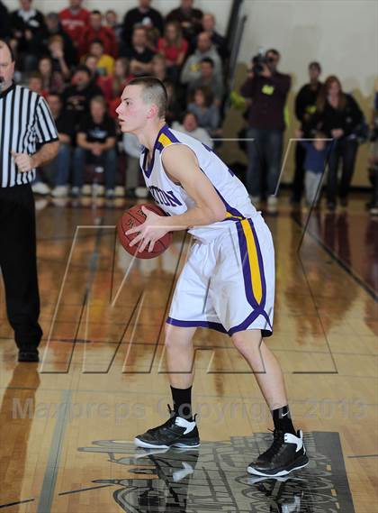 Thumbnail 2 in Clayton vs. Drummond (WIAA D5 Sectional Final) photogallery.