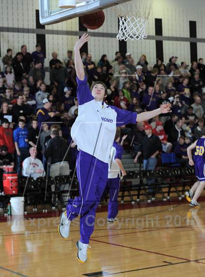 Thumbnail 2 in Clayton vs. Drummond (WIAA D5 Sectional Final) photogallery.