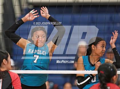 Thumbnail 2 in Kapolei vs 'Iolani (Kamehameha Tournament) photogallery.