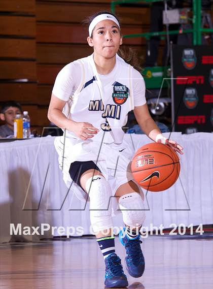 Thumbnail 2 in Miami vs. Fremont (Dick's Sporting Goods National Tournament) photogallery.