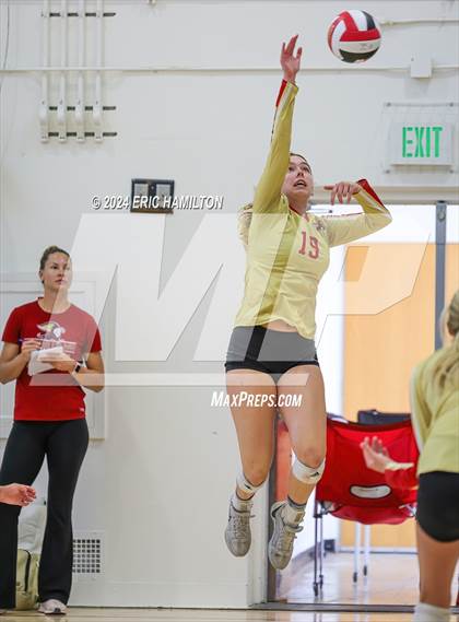 Thumbnail 1 in Rancho Cucamonga vs. Notre Dame Academy (Tae Kim Lakewood/Molten Classic) photogallery.