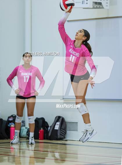 Thumbnail 3 in Rancho Cucamonga vs. Notre Dame Academy (Tae Kim Lakewood/Molten Classic) photogallery.