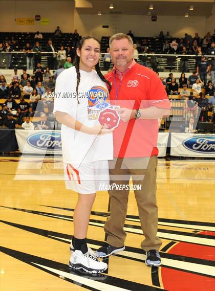 Thumbnail 2 in Rosary Academy vs. Camarillo (CIF-SS 2AA Final) photogallery.