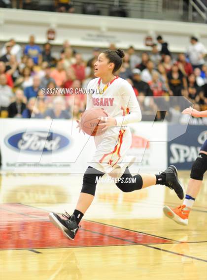 Thumbnail 3 in Rosary Academy vs. Camarillo (CIF-SS 2AA Final) photogallery.