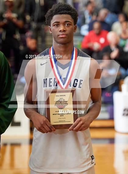 Thumbnail 2 in Heritage vs. Garner Magnet (Holiday Invitational) photogallery.