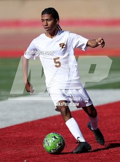 Thumbnail 1 in Salpointe Catholic vs. Rio Rico (Ismael Arce Memorial Cup) photogallery.