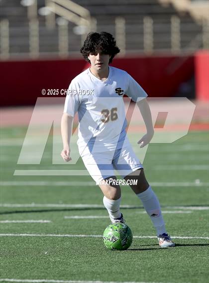 Thumbnail 1 in Salpointe Catholic vs. Rio Rico (Ismael Arce Memorial Cup) photogallery.