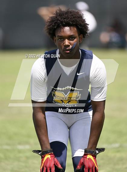 Thumbnail 2 in Long Beach Poly vs. Millikan (Battle At The Beach) photogallery.