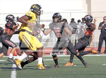 Thumbnail 2 in Antioch vs Pittsburg (Big Little Game) photogallery.