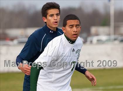 Thumbnail 3 in Newburgh Free Academy vs. Brentwood (NYSPHSAA Class AA Final) photogallery.