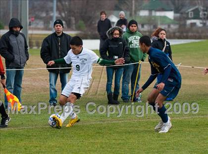Thumbnail 1 in Newburgh Free Academy vs. Brentwood (NYSPHSAA Class AA Final) photogallery.
