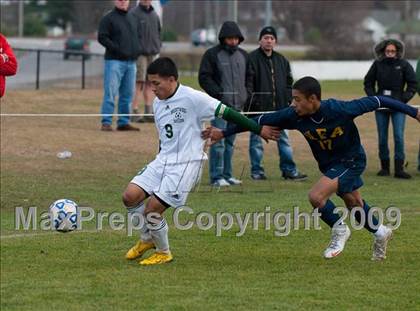Thumbnail 3 in Newburgh Free Academy vs. Brentwood (NYSPHSAA Class AA Final) photogallery.
