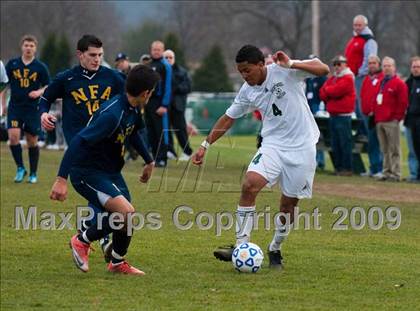 Thumbnail 2 in Newburgh Free Academy vs. Brentwood (NYSPHSAA Class AA Final) photogallery.