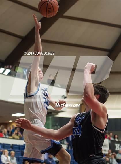 Thumbnail 2 in Christian Brothers Academy vs Gill St. Bernards (HoopGroup Boardwalk Showcase) photogallery.