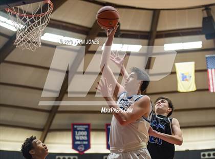 Thumbnail 3 in Christian Brothers Academy vs Gill St. Bernards (HoopGroup Boardwalk Showcase) photogallery.