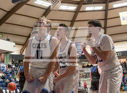 Thumbnail 2 in Christian Brothers Academy vs Gill St. Bernards (HoopGroup Boardwalk Showcase) photogallery.