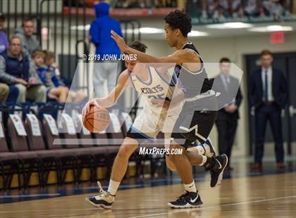 Thumbnail 1 in Christian Brothers Academy vs Gill St. Bernards (HoopGroup Boardwalk Showcase) photogallery.