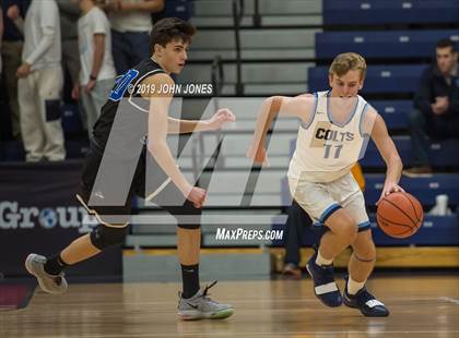 Thumbnail 2 in Christian Brothers Academy vs Gill St. Bernards (HoopGroup Boardwalk Showcase) photogallery.