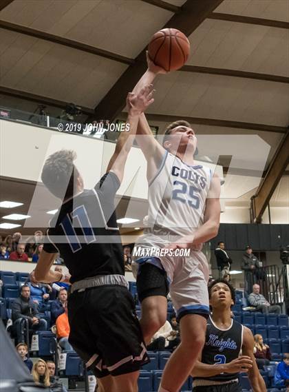 Thumbnail 1 in Christian Brothers Academy vs Gill St. Bernards (HoopGroup Boardwalk Showcase) photogallery.