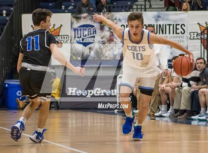 Thumbnail 2 in Christian Brothers Academy vs Gill St. Bernards (HoopGroup Boardwalk Showcase) photogallery.