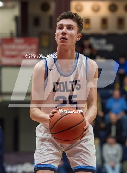 Thumbnail 2 in Christian Brothers Academy vs Gill St. Bernards (HoopGroup Boardwalk Showcase) photogallery.