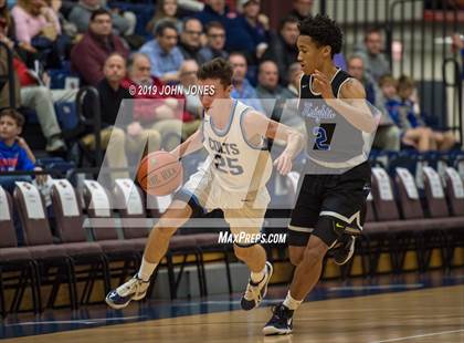 Thumbnail 3 in Christian Brothers Academy vs Gill St. Bernards (HoopGroup Boardwalk Showcase) photogallery.
