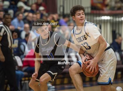 Thumbnail 3 in Christian Brothers Academy vs Gill St. Bernards (HoopGroup Boardwalk Showcase) photogallery.