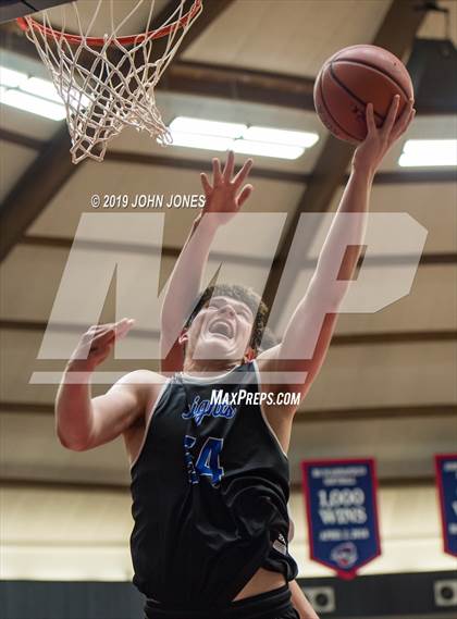 Thumbnail 2 in Christian Brothers Academy vs Gill St. Bernards (HoopGroup Boardwalk Showcase) photogallery.