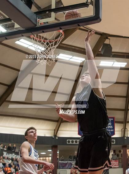 Thumbnail 2 in Christian Brothers Academy vs Gill St. Bernards (HoopGroup Boardwalk Showcase) photogallery.