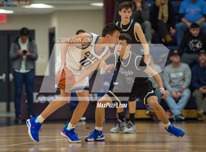 Thumbnail 1 in Christian Brothers Academy vs Gill St. Bernards (HoopGroup Boardwalk Showcase) photogallery.