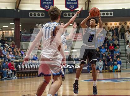 Thumbnail 1 in Christian Brothers Academy vs Gill St. Bernards (HoopGroup Boardwalk Showcase) photogallery.