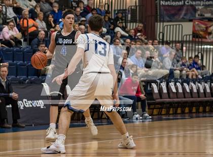 Thumbnail 3 in Christian Brothers Academy vs Gill St. Bernards (HoopGroup Boardwalk Showcase) photogallery.