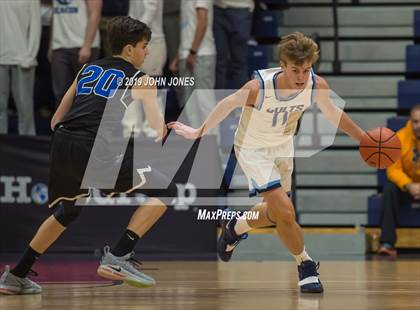 Thumbnail 1 in Christian Brothers Academy vs Gill St. Bernards (HoopGroup Boardwalk Showcase) photogallery.