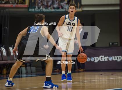 Thumbnail 3 in Christian Brothers Academy vs Gill St. Bernards (HoopGroup Boardwalk Showcase) photogallery.