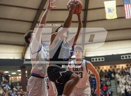 Thumbnail 1 in Christian Brothers Academy vs Gill St. Bernards (HoopGroup Boardwalk Showcase) photogallery.