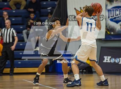 Thumbnail 3 in Christian Brothers Academy vs Gill St. Bernards (HoopGroup Boardwalk Showcase) photogallery.