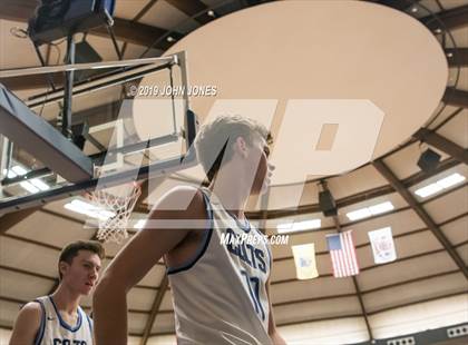 Thumbnail 3 in Christian Brothers Academy vs Gill St. Bernards (HoopGroup Boardwalk Showcase) photogallery.