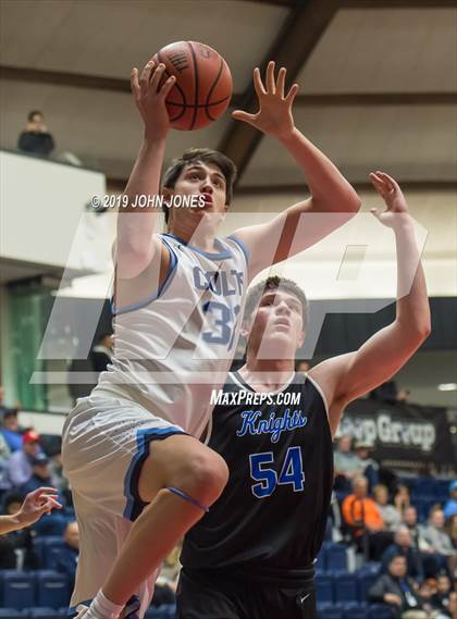Thumbnail 3 in Christian Brothers Academy vs Gill St. Bernards (HoopGroup Boardwalk Showcase) photogallery.