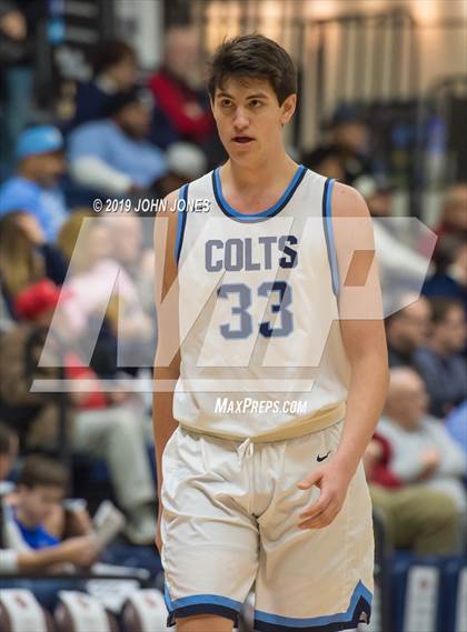 Thumbnail 2 in Christian Brothers Academy vs Gill St. Bernards (HoopGroup Boardwalk Showcase) photogallery.