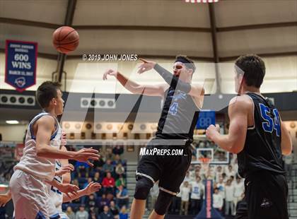 Thumbnail 2 in Christian Brothers Academy vs Gill St. Bernards (HoopGroup Boardwalk Showcase) photogallery.
