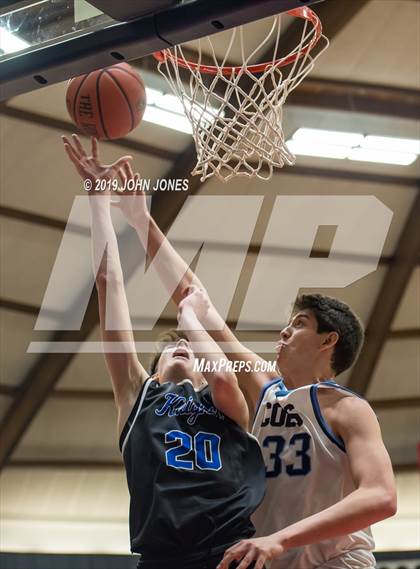 Thumbnail 1 in Christian Brothers Academy vs Gill St. Bernards (HoopGroup Boardwalk Showcase) photogallery.